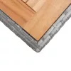  antracitszürke és barna akácfa kerti asztal 123 x 60 x 74 cm