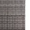  szürke polyrattan kerti tárolóláda 150 x 100 x 100 cm