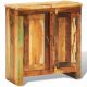 VID Újrahasznosított fa szekrény két ajtóval Vintage antik stílusú