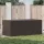  barna polyrattan kerti tárolóláda 180 x 90 x 70 cm