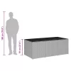  barna polyrattan kerti tárolóláda 180 x 90 x 70 cm