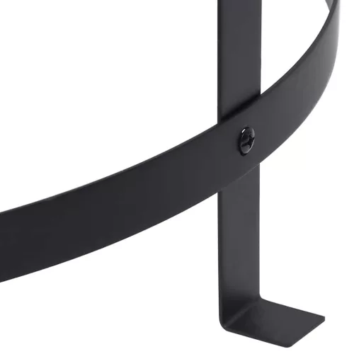  rozsdamentes acél kültéri tűztál grillráccsal 76 cm