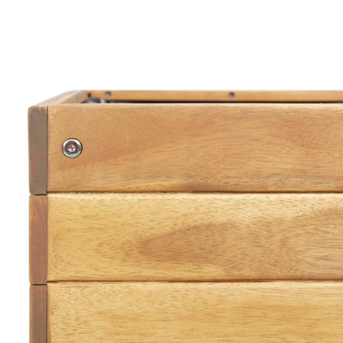  kerti tömör akácfa magaságyás 78,5 x 58,5 x 78,5 cm