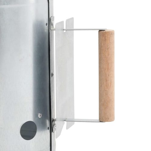  horganyzott acél begyújtókémény faszenes grillezőhöz