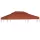  terrakotta kétszintes pavilon tetőponyva 310 g/m² 4 x 3 m
