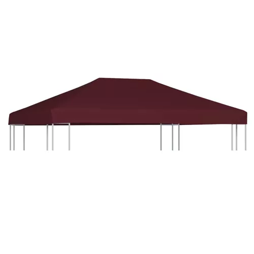  bordó pavilon tetőponyva 310 g/m² 3 x 4 m