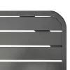  sötétszürke acél kerti asztal 180 x 83 x 72 cm
