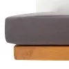  tömör akácfa kerti sarokkanapé párnákkal