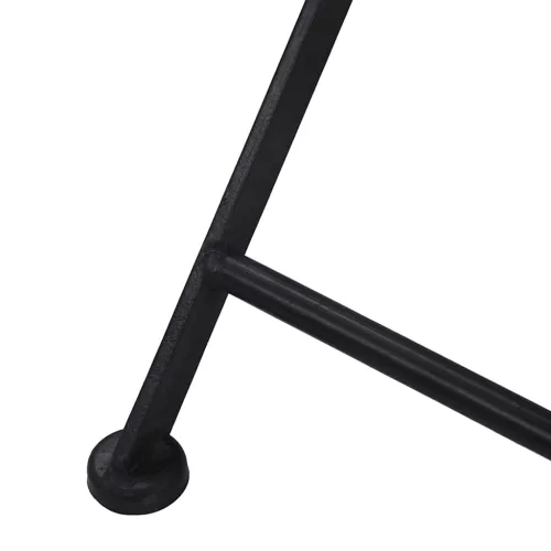  2 darab narancssárga és szürke mozaikos bisztrószék