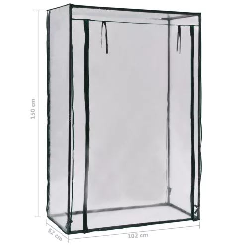  zöldséges melegház 102 x 52 x 150 cm