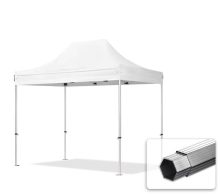   Professional összecsukható sátrak PROFESSIONAL 400g/m2 ponyvával, alumínium szerkezettel, 4 oldalfallal - 3x2m fehér
