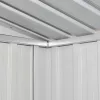  barna acél kerti fészer 257 x 205 x 178 cm 