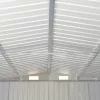  barna horganyzott acél kerti fészer 257 x 990 x 181 cm