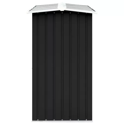  antracitszürke horganyzott acél tűzifatároló 330 x 92 x 153 cm 