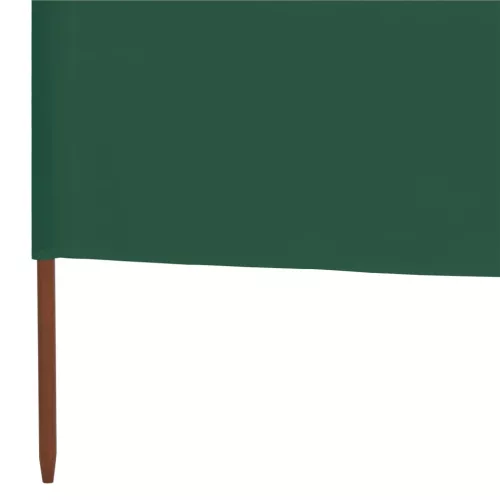  zöld szövet 6-paneles szélfogó 800 x 120 cm