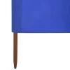  azúrkék 9 paneles szövet szélfogó 1200 x 80 cm