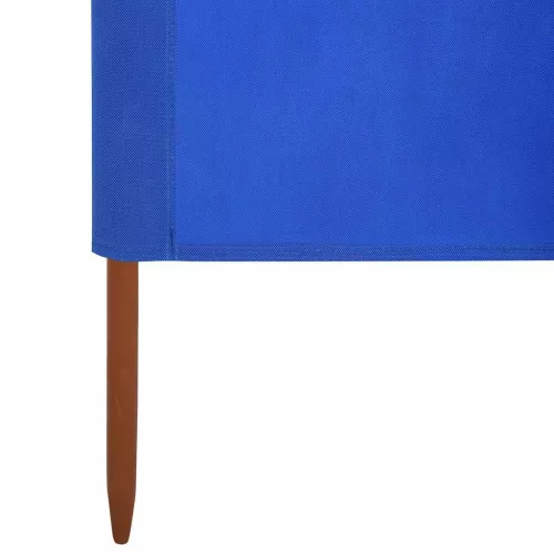  azúrkék 9 paneles szövet szélfogó 1200 x 120 cm