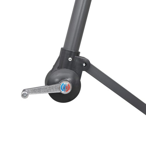  zöld függő napernyő alumínium rúddal  3 m