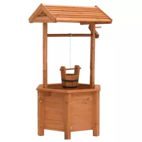  kívánságkutas fenyőfa kerti ültető 40 x 40 x 84 cm