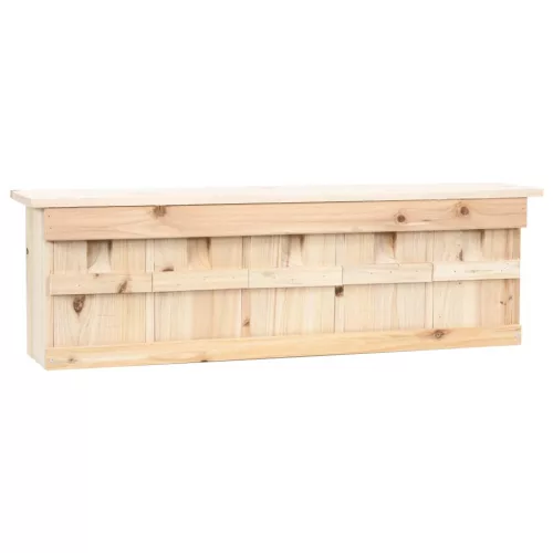  5 kamrás fenyőfa verébház 68 x 15 x 21 cm