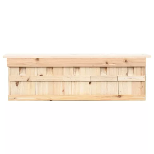  5 kamrás fenyőfa verébház 68 x 15 x 21 cm