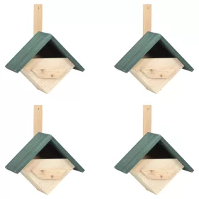  4 db fenyőfa madárház 24 x 16 x 30 cm