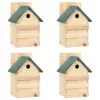  4 db fenyőfa madárház 23 x 19 x 33 cm