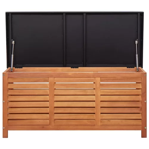  tömör eukaliptuszfa kerti tárolóláda 117 x 50 x 55 cm