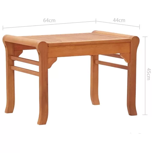  tömör eukaliptuszfa kerti pad 64 cm