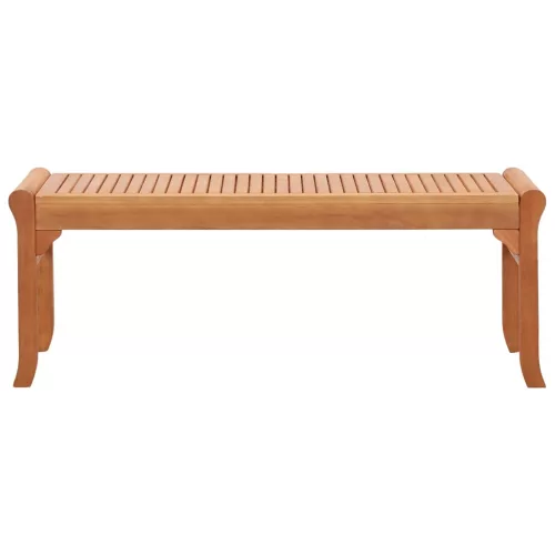  kétszemélyes tömör eukaliptuszfa kerti pad 120 cm