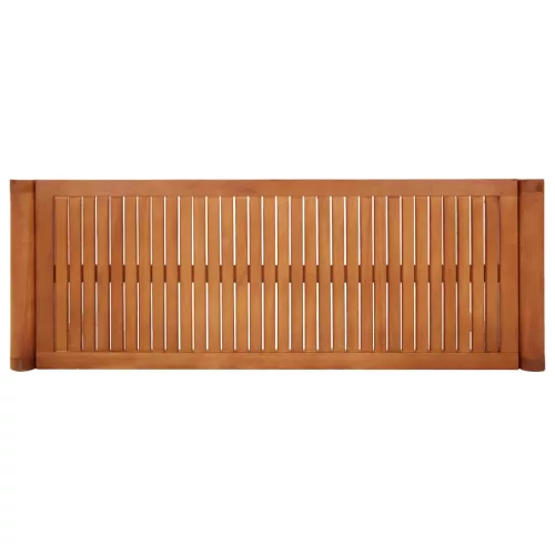  kétszemélyes tömör eukaliptuszfa kerti pad 120 cm