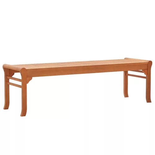  3 személyes tömör eukaliptuszfa kerti pad 150 cm