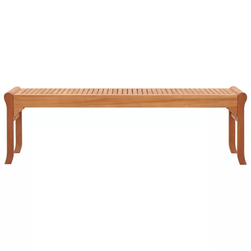  3 személyes tömör eukaliptuszfa kerti pad 150 cm