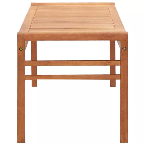  3 személyes tömör eukaliptuszfa kerti pad 150 cm