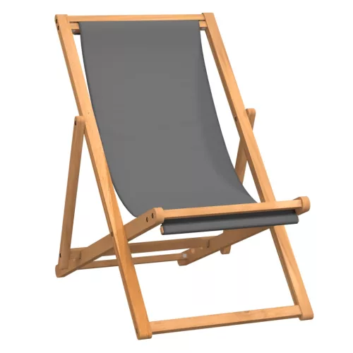  szürke összecsukható tömör tíkfa strandszék