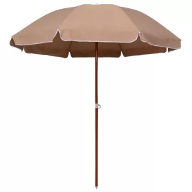  tópszínű napernyő acélrúddal 240 cm