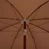  tópszínű napernyő acélrúddal 240 cm