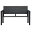  fekete fautánzatú HDPE kerti pad 120 cm