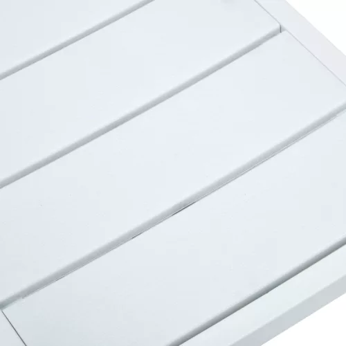  4 darab fehér fautánzatú HDPE kerti szék