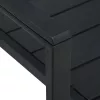  4 darab fekete fautánzatú HDPE kerti szék