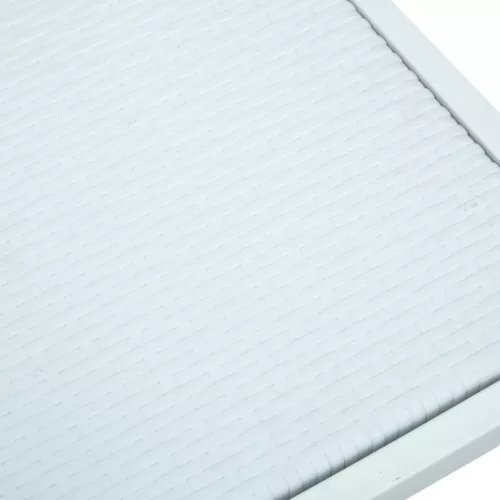 4 db fehér rattan hatású műanyag kerti szék