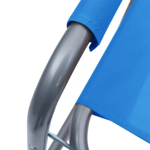  2 db kék acél rendezői szék