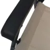  2 db krémszínű összecsukható kerti textilén szék 