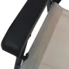  2 db tópszínű összecsukható kerti textilén szék