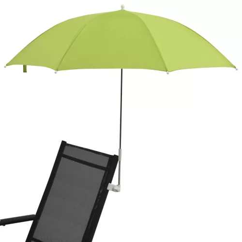  2 db zöld napernyő kempingszékhez 105 cm