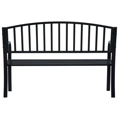  fekete acél kerti pad 125 cm