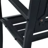  fekete acél kerti pad 125 cm