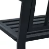  fekete acél kerti pad 125 cm
