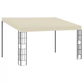  krémszínű falra szerelhető szövetpavilon 3 x 4 m