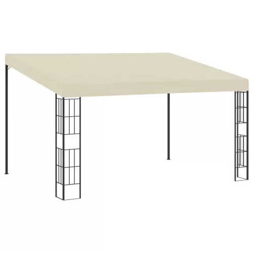  krémszínű falra szerelhető szövetpavilon 3 x 4 m